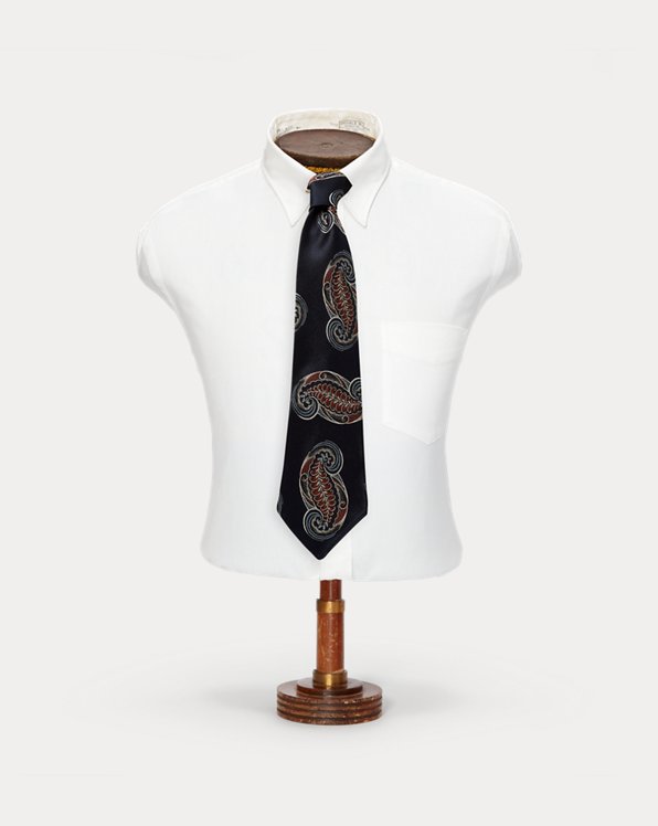 Handmade Pine Silk Jacquard Tie