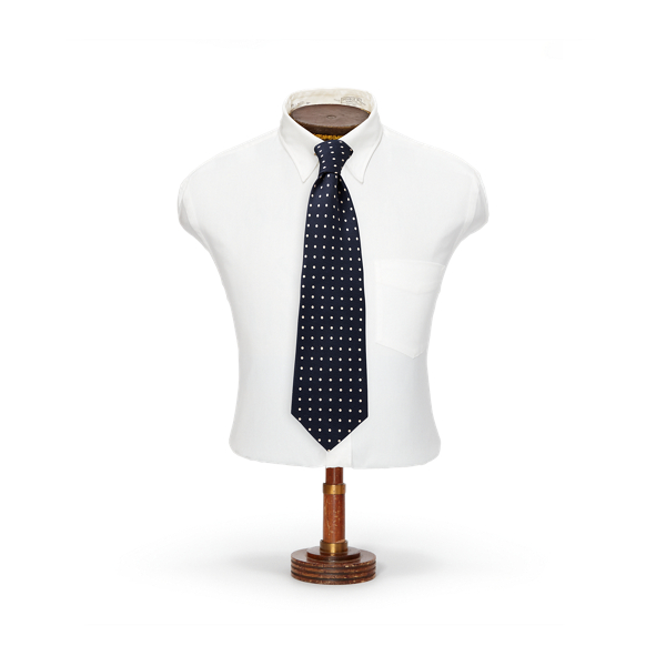 Handgefertigte Krawatte aus Seidentwill RRL 1