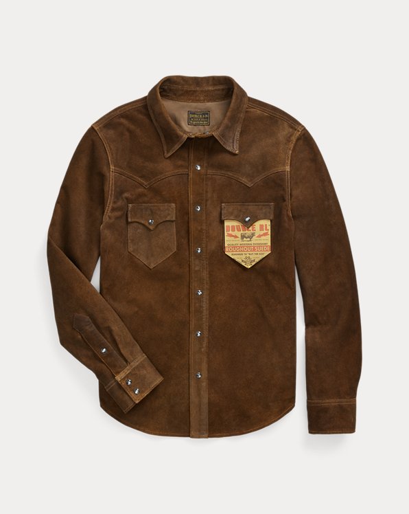 Roughout Suede Western Overshirt