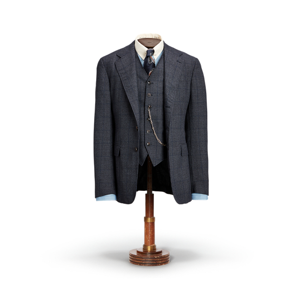 Glen Plaid Twill Suit Jacket RRL 1
