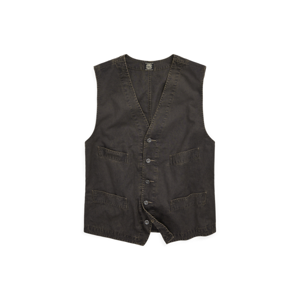 Cotton Linen Waistcoat for Men Ralph Lauren PK
