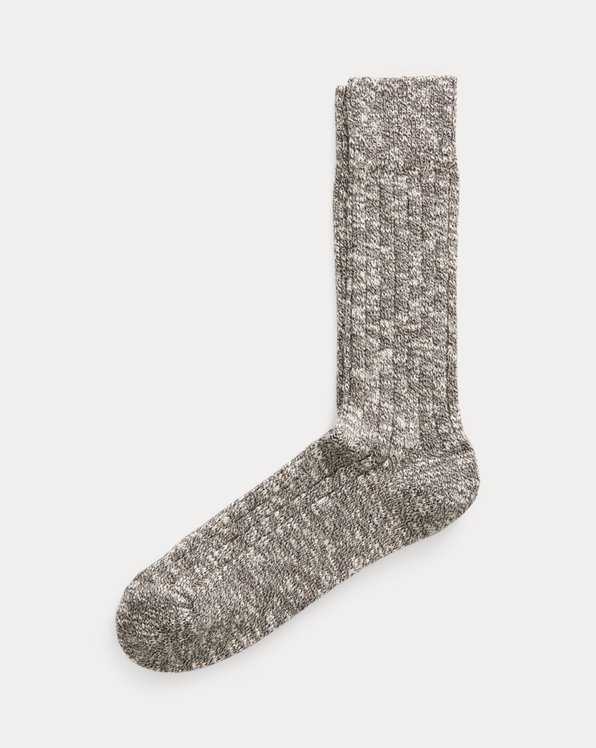Melierte Stretch-Socken mit Baumwolle