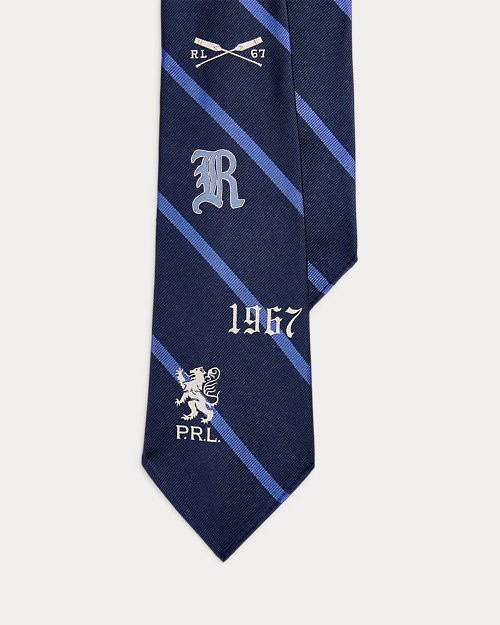 Vintage-Inspired Striped Silk Repp Tie