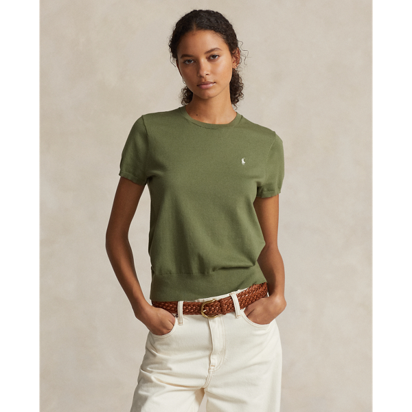 Cotton-Blend Short-Sleeve Jumper Polo Ralph Lauren 1
