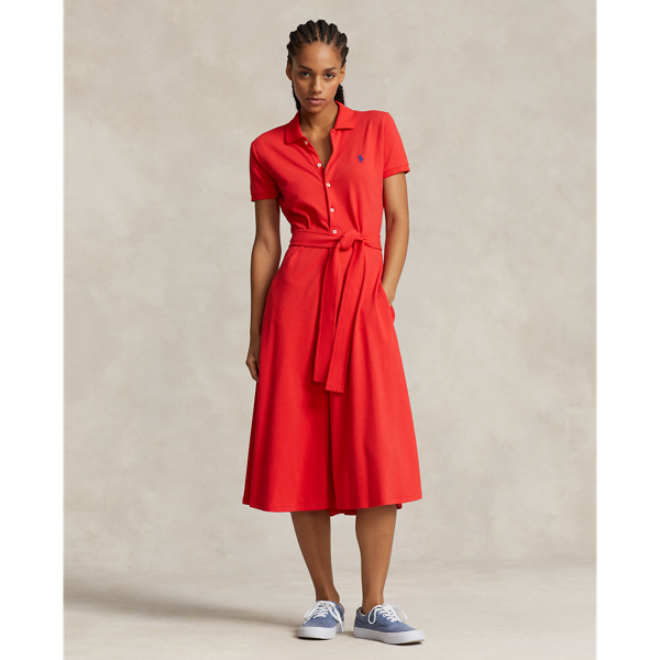 Cotton Mesh Polo Dress Polo Ralph Lauren 1