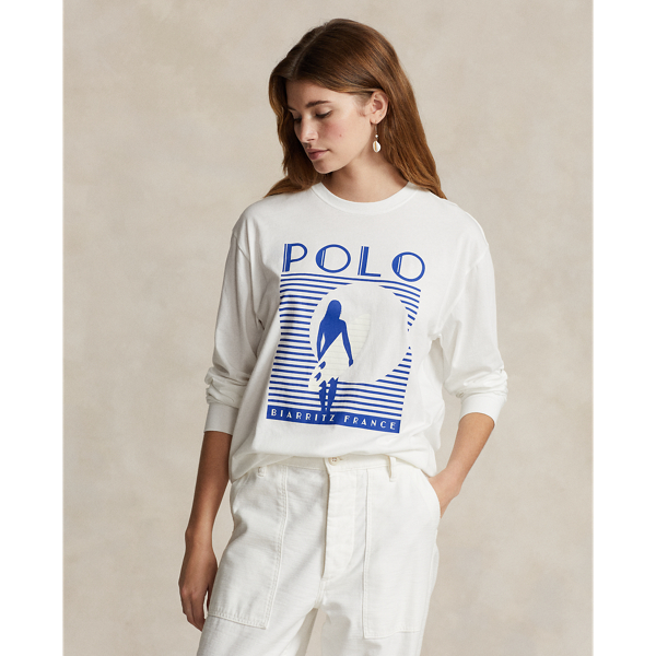 Graphic Logo Long-Sleeve Tee Polo Ralph Lauren 1