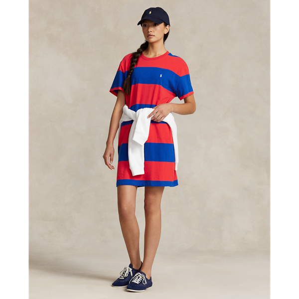 Striped Jersey Tee Dress Polo Ralph Lauren 1