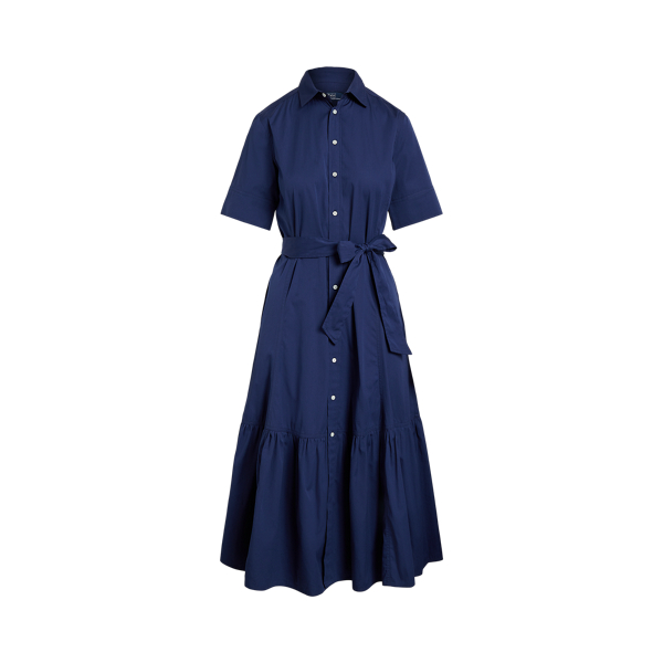 Tiered Cotton Shirtdress Polo Ralph Lauren 1