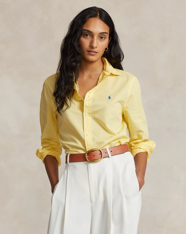 Relaxed Fit Cotton Twill Shirt