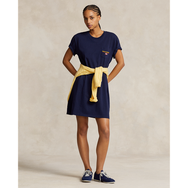Cotton Jersey T-shirt Dress Polo Ralph Lauren 1