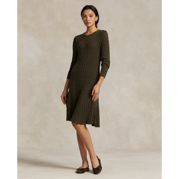 Cable-Knit Jumper Dress