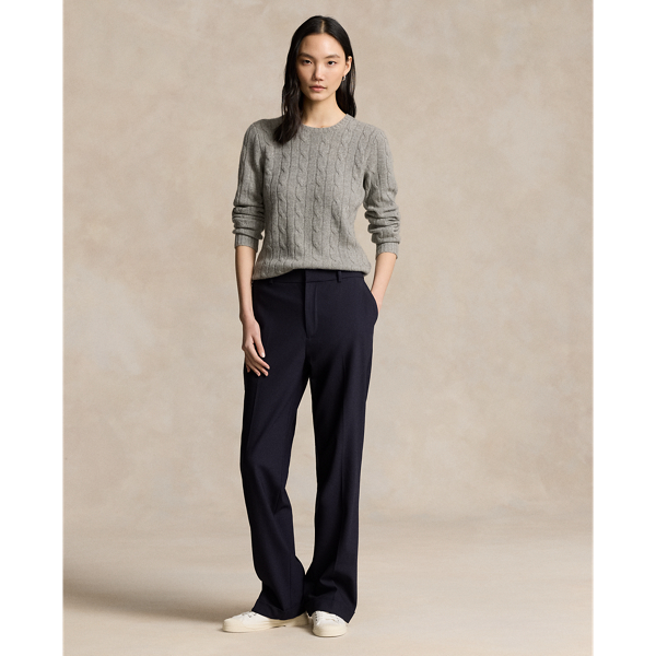 High-Rise Relaxed Straight Trouser