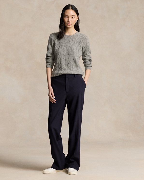 High-Rise Relaxed Straight Trouser