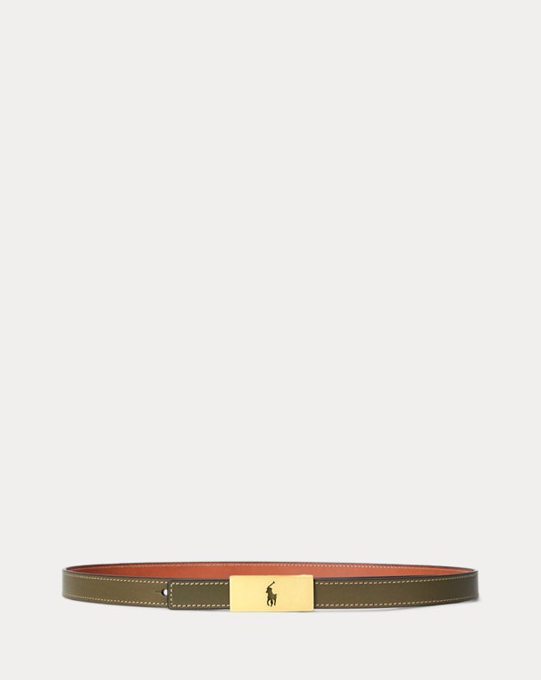 Polo ID Reversible Vachetta Leather Belt