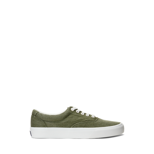 Keaton Washed Canvas Trainer