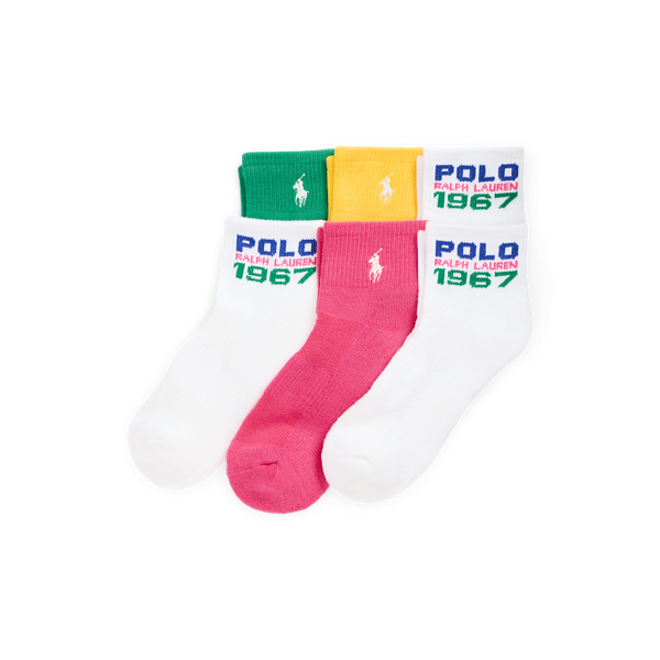 Logo Mesh Ankle Sock 6-Pack Polo Ralph Lauren 1