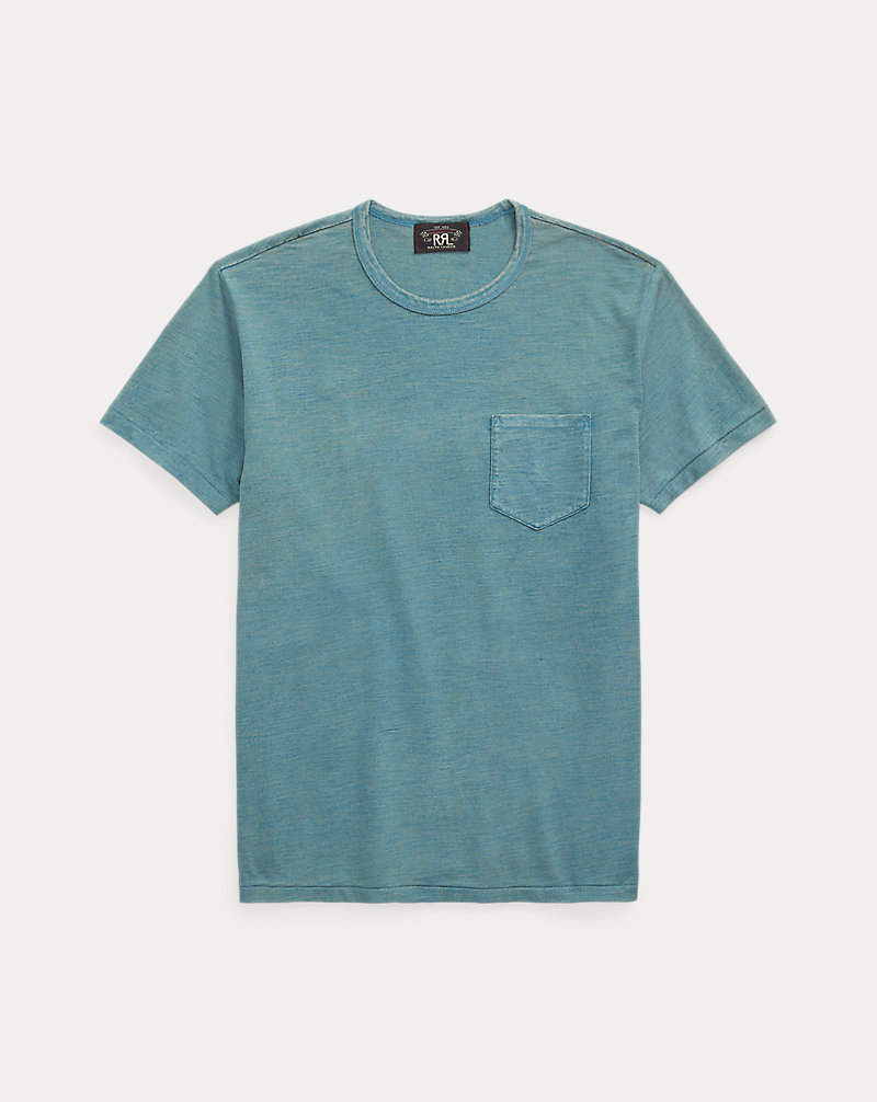 Indigo Jersey Pocket T-Shirt RRL 1