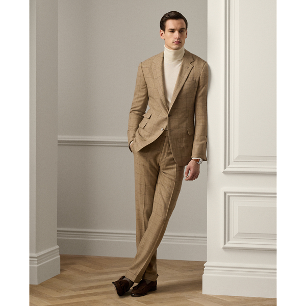 Kent Handmade Windowpane Cashmere Suit