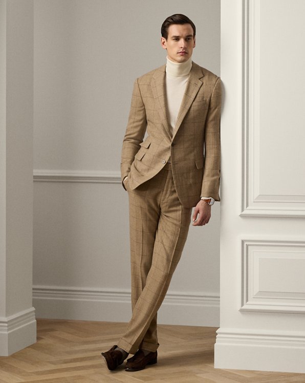 Kent Handmade Windowpane Cashmere Suit