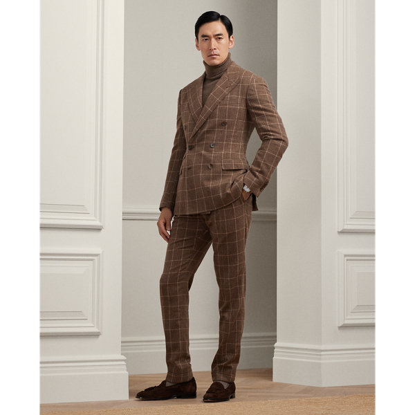 Kent Handmade Plaid Cashmere Suit