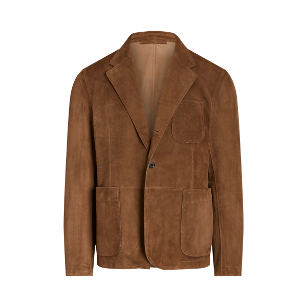 Men's discount suede blazer