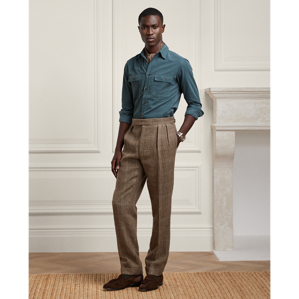 Gregory Hand-Tailored Tick-Weave Trouser