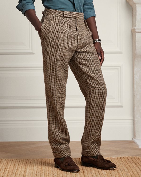 Gregory Hand-Tailored Tick-Weave Trouser