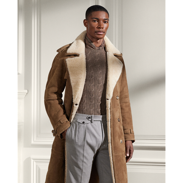 Shearling Trench Coat