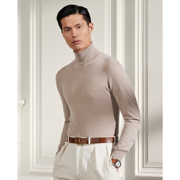 Kasjmier trui met turtleneck Purple Label 1