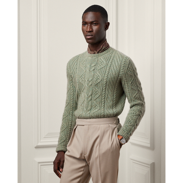 Cable-Knit Cashmere Sweater