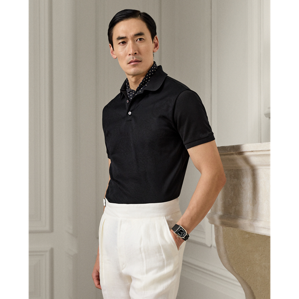 Lunar New Year Dragon-Jacquard Polo