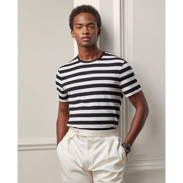 Striped Lisle T-Shirt