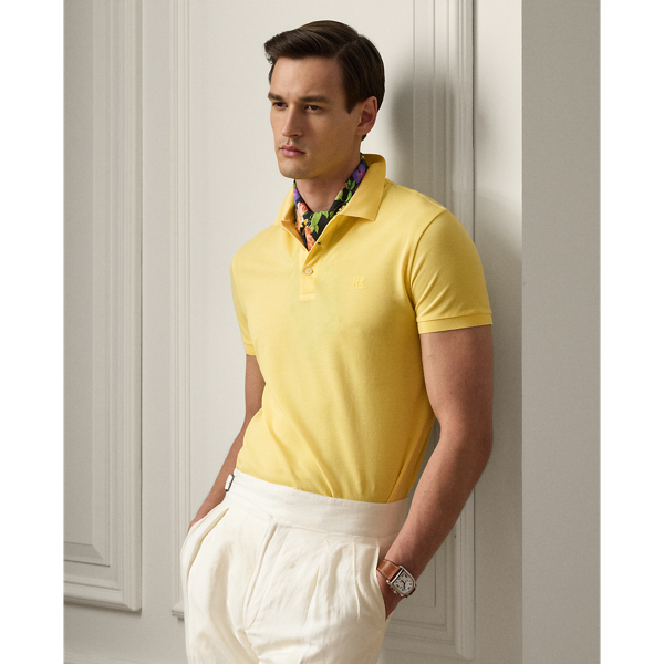 Custom Slim Fit Pique Polo Shirt