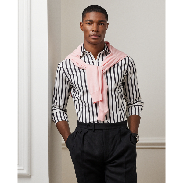 Striped Poplin Shirt