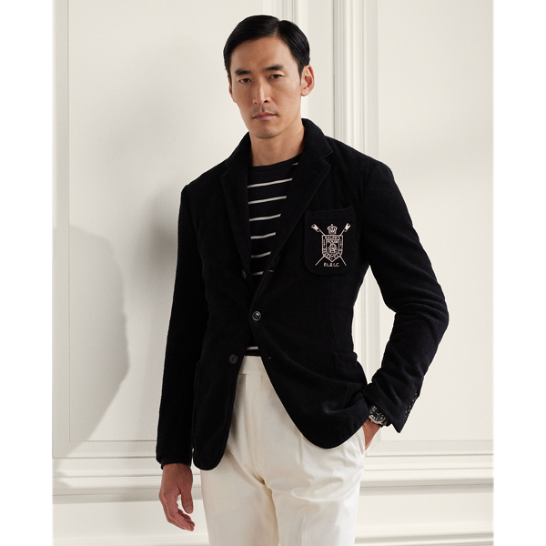 Ralph lauren men's blazer with logo sale