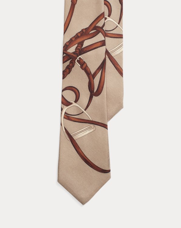 Equestrian Cashmere-Silk Tie