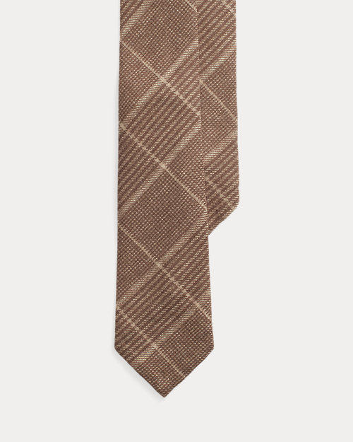 Plaid Cashmere Tie