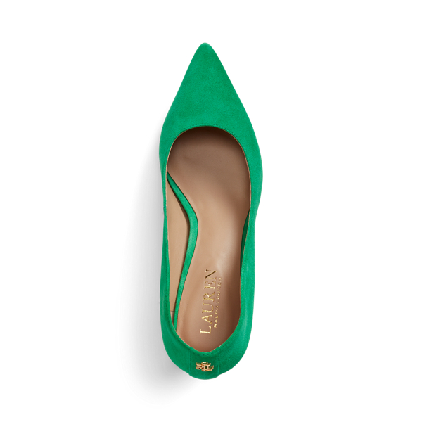 Ralph lauren shop suede pumps