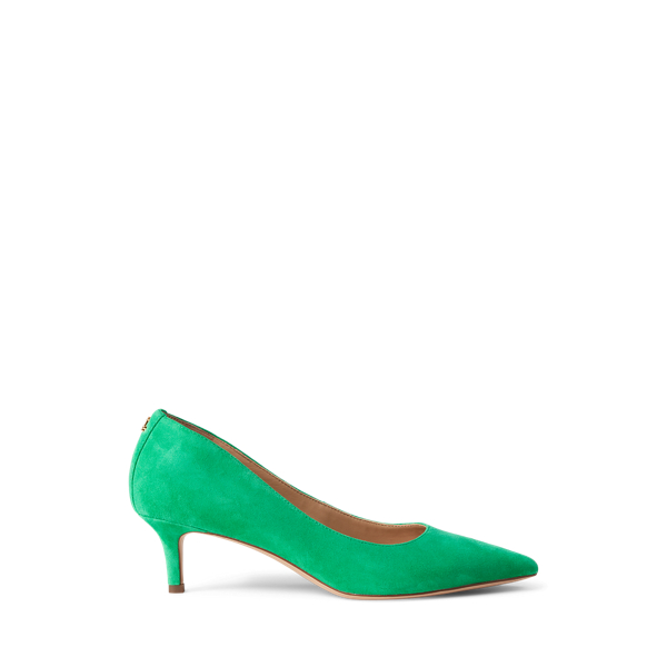 Green designer heels top
