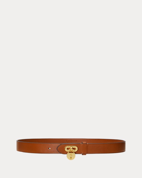 Padlock Leather Belt