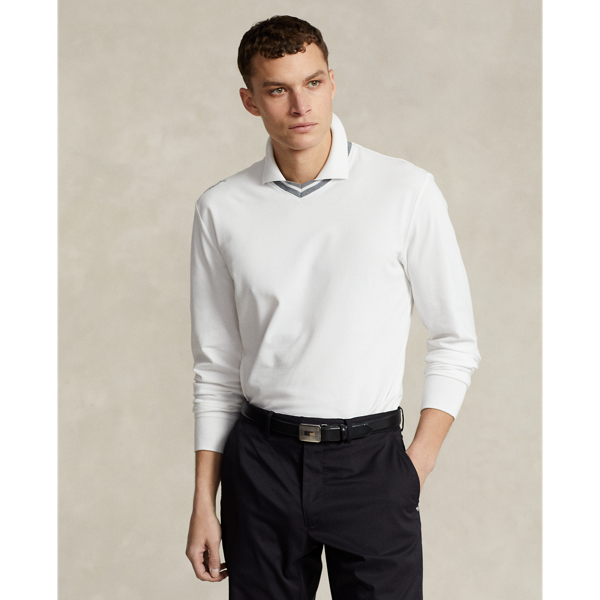 Tailored Fit Stretch Piqué Polo Shirt