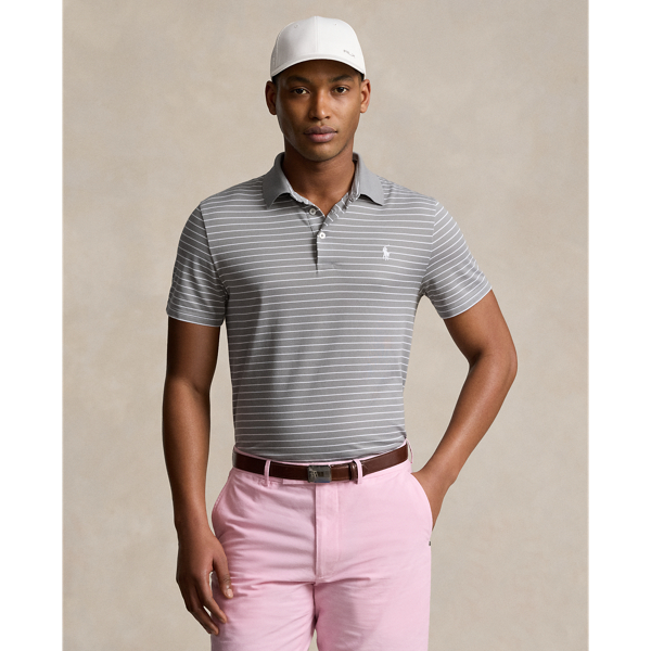 Tailored fit mesh performance Polo-shirt