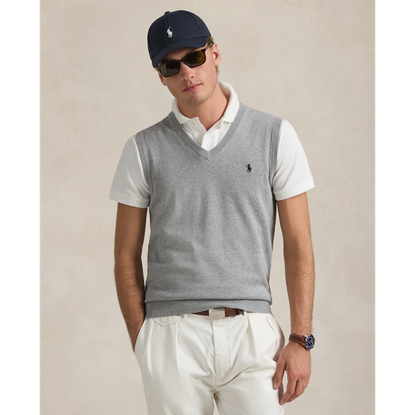 Performance Cotton-Blend Sweater Vest