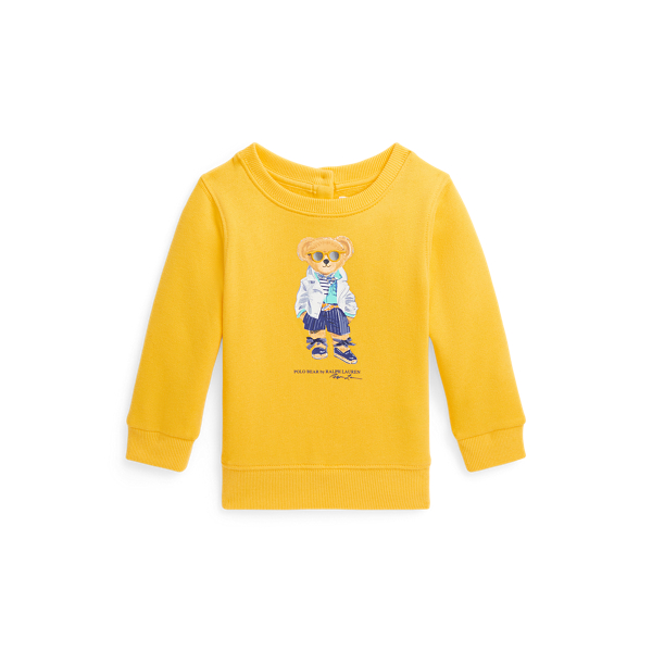 Polo Bear Fleece Sweatshirt Baby Girl 1