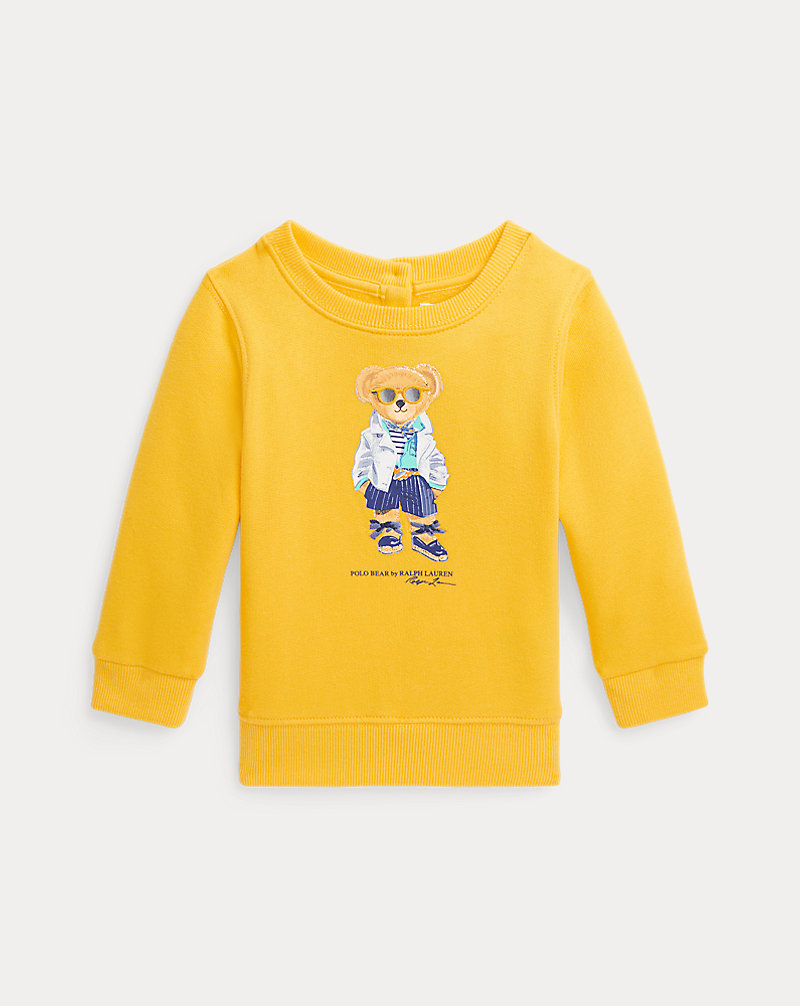 Polo Bear Fleece Sweatshirt Baby Girl 1