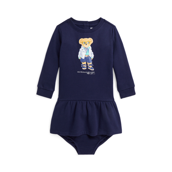 Polo Bear Fleece Dress & Bloomer