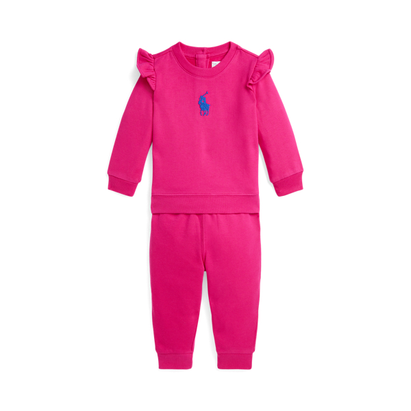 Sweat et pantalon de jogging en molleton Bébé fille 1