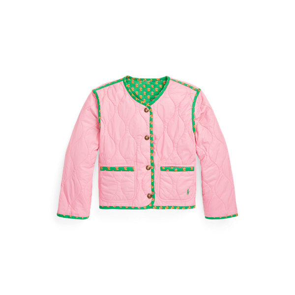 Floral Reversible Quilted Jacket