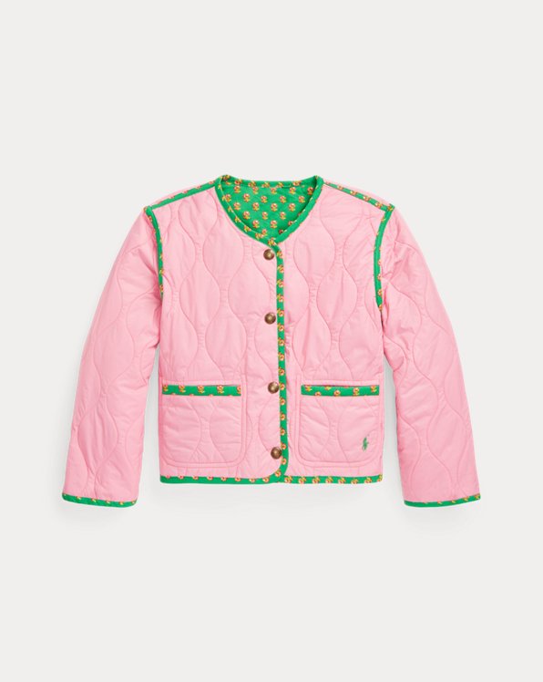 Floral Reversible Quilted Jacket