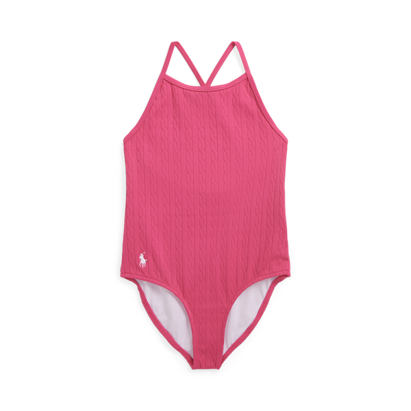 Stretch Jacquard One-Piece Swimsuit